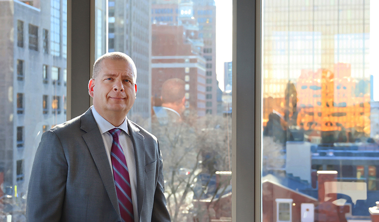 Anthony Kosior, Associate Vice President for Facilities and Campus Stewardship at Yale, photo by Ronnie Rysz