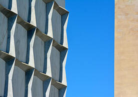 Architecture of Beinecke Rare Book And Manuscript Library, photo by Michael Marsland