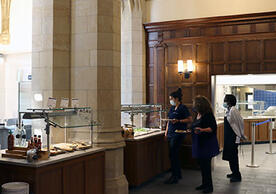 Saybrook College servery following renovation, photo by Ronnie Rysz